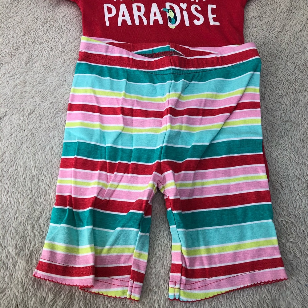 Carter’s girls size 5 pajamas 3 piece set - Picture 3 of 8
